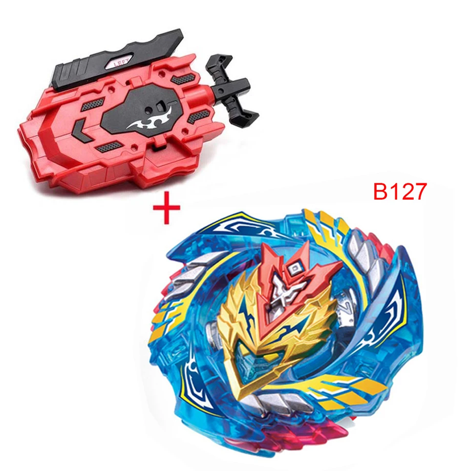 Bey Bay BBurst B-148 CHO-Z VALKYRIE. Z. Ev с левым и правым двухсторонним пусковым устройством, металлический бустер, топ стартер, гироскоп, спиннинговая игрушка для боя - Цвет: B127