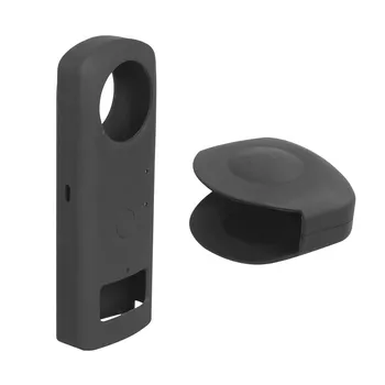 

Shock-proof Scratch-proof Soft Silicone Cover Case Holder Protector Shell with Lens Case for Ricoh Theta Z1 Camera Accessories