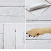 Classic White Gray Wood Paper  Self-Adhesive Removable Wood Peel and Stick Wallpaper Decorative Stick for Living Room Decoration 6