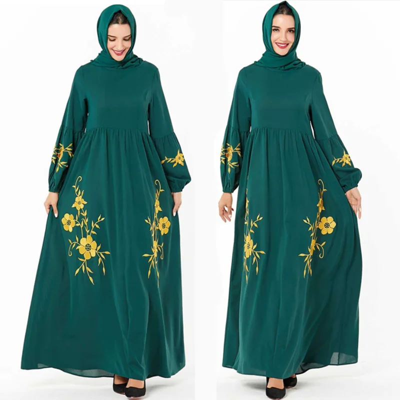 Новые осенние зимние мусульманские платья длинное мусульманское платье скромные мусульманские Вечерние платья турецкое хиджаб арабское платье - Цвет: only dress