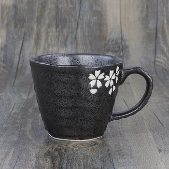 

Creative Coffee Cup Mug Japanese Ceramic Cup Tea Cup Handmade Stoneware Mugs Home Office Bar Simple Drinkware Small Tea Cup