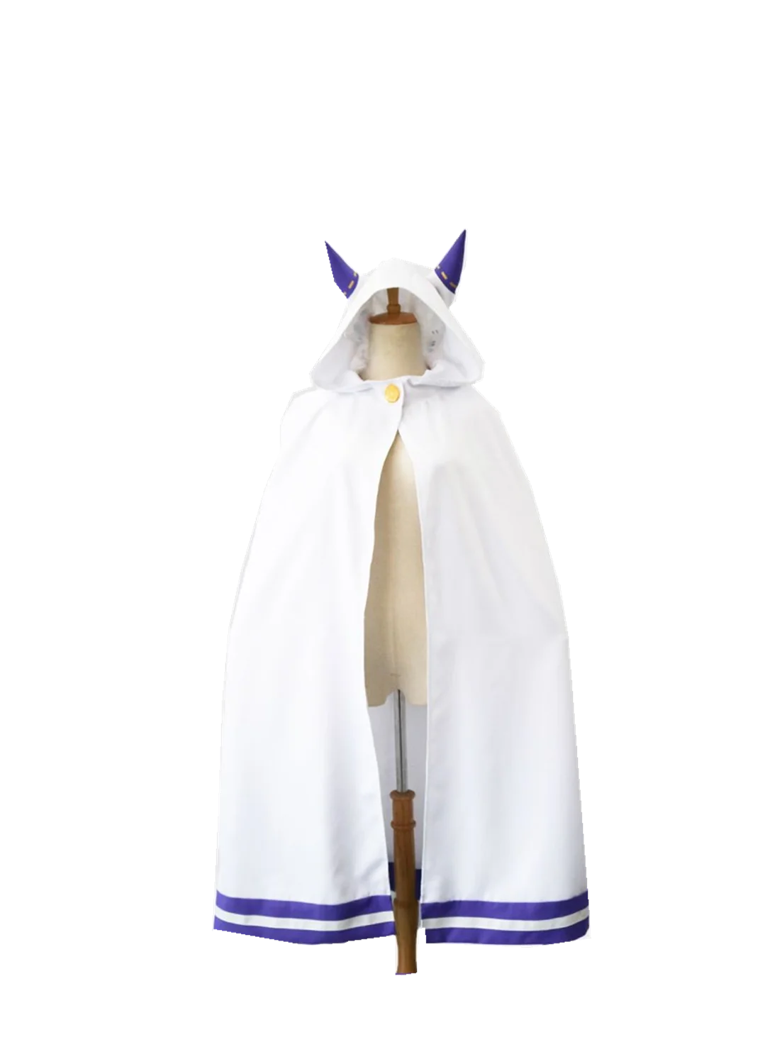 cloak Re Zero Hajimeru Isekai Seikatsu Emilia, парики, костюмы для косплея, женское платье с головным убором для Хэллоуина, вечерние - Цвет: cloak