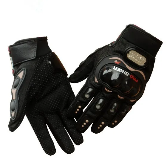 Мотоцикл гоночный автомобиль наездник полный палец перчатки Весна летние перчатки дышащая защита v - Цвет: 1