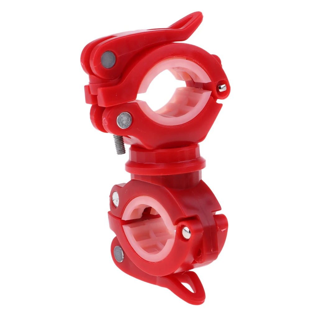 Bike Flashlight Torch Clamp/Bicycle Air Pump Clip Holder/Cycling Light Torch Grip Bracket, Reliable and Easy to Use