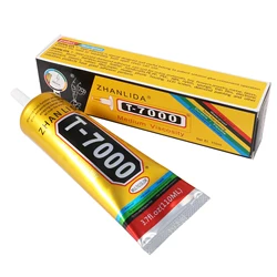 Colle adhésive T7000, 1 pièce, 15/50/100ML, résine époxy, réparation téléphone écran tactile LCD, bricolage de bijoux 
