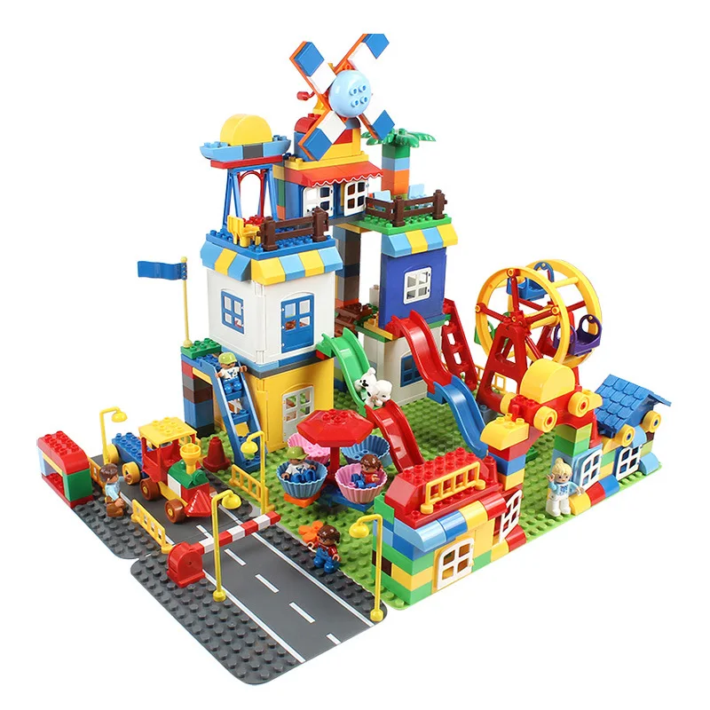 

Fei le DIY Compatible Large Particles Building Blocks Children'S Educational Birthday Gift Christmas Gift Toy