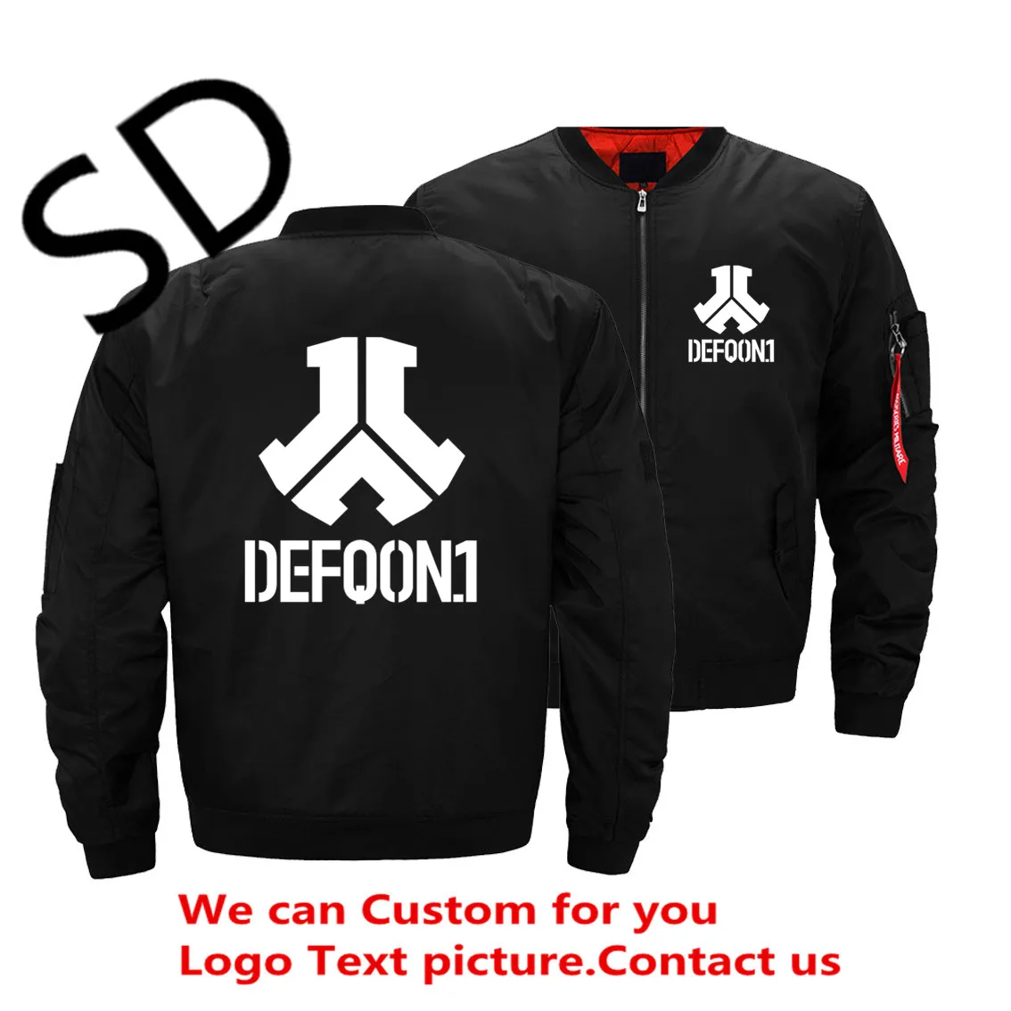 

Fashion DJ Defqon.1 Rock Band Winter Bomber Hoodies Men Jackets Casual Hip Hop Mens Warm Jackets Air Force One Pilot 4XL 5XL