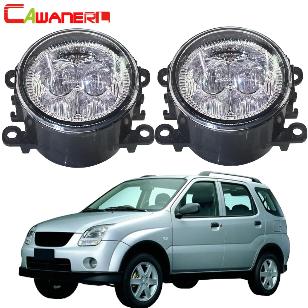 Cawanerl For 2003-2008 Subaru Justy III (G3X) Hatchback Car Styling H11 LED Lamp Fog Light Angel Eye DRL Daytime Running | Автомобили и