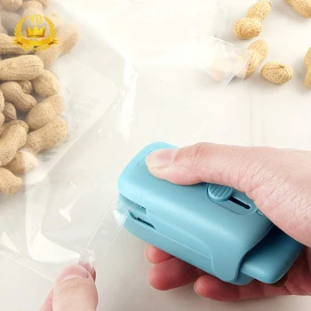 

2 In1 Mini Hand Pressure Sliding Lid Sealer Portable Sealing Machine Food Storage Plastic Bag Sealer