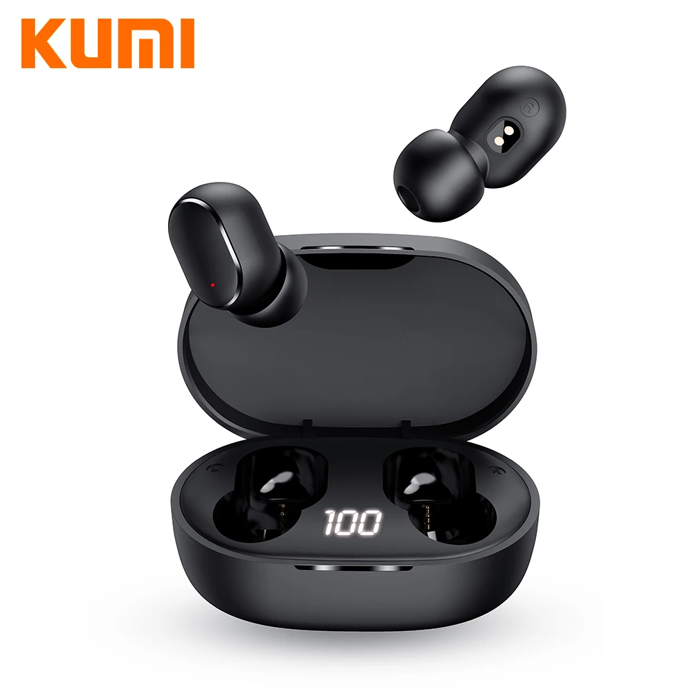 Беспроводная гарнитура KUMI T9S T5S Bluetooth 5 1 светодиодный цифровой дисплей