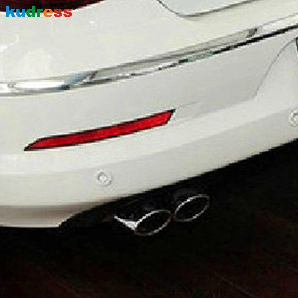 Задний глушитель выхлопной трубы для Volkswagen VW Tiguan 2009 2010 2011 2012 2013 2014 из нержавеющей
