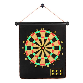 

Magnetic Dart Board Darts Suit Double Sided Flocking Dartboards Darts Plate Of Safety Dart Safety Game Board Toy