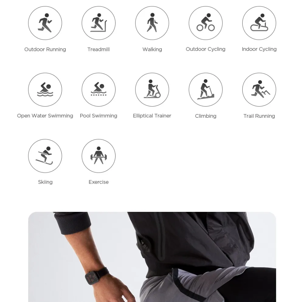 11.11 Global Version NEW Amazfit GTS Smart Watch 5ATM Waterproof Swimming sports Smartwatch Global Shopping Festival FASHION FIT13