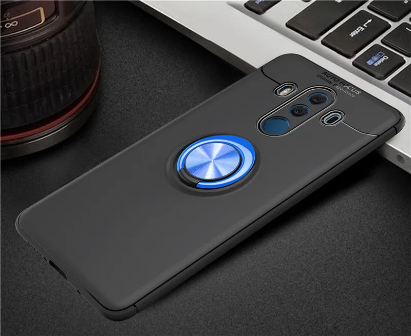 Voor huawei P8 P9 P10 P20 рlus Lite чехол Honor 7X8 9 V9 10 V10 Коврики 9 10 pro Magnetische Кольцо Силиконовые Крышка для Nova 2i 2s 2