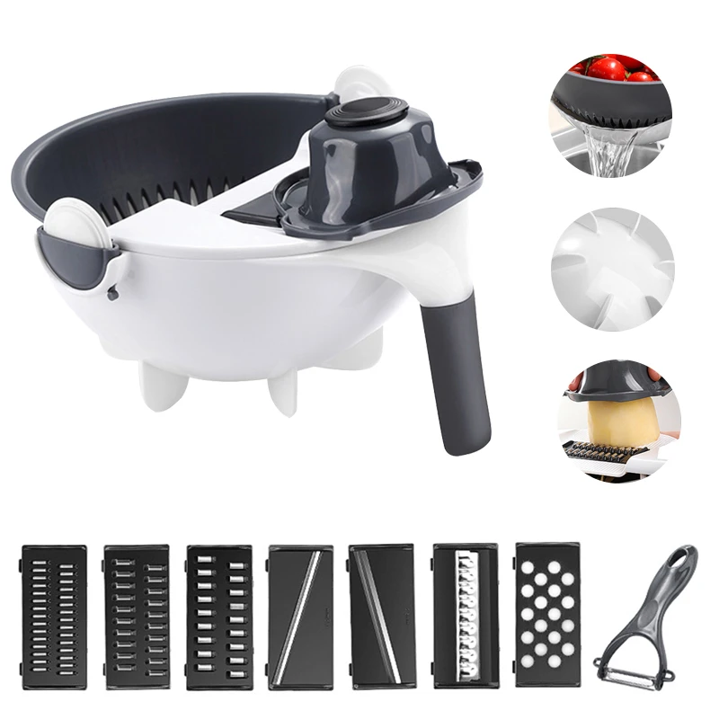 

Multifunctional Vegetable Slicer Household Potato Slicer Potato Chip Slicer Radish Grater Vegetable Cutter Kitchen Tools