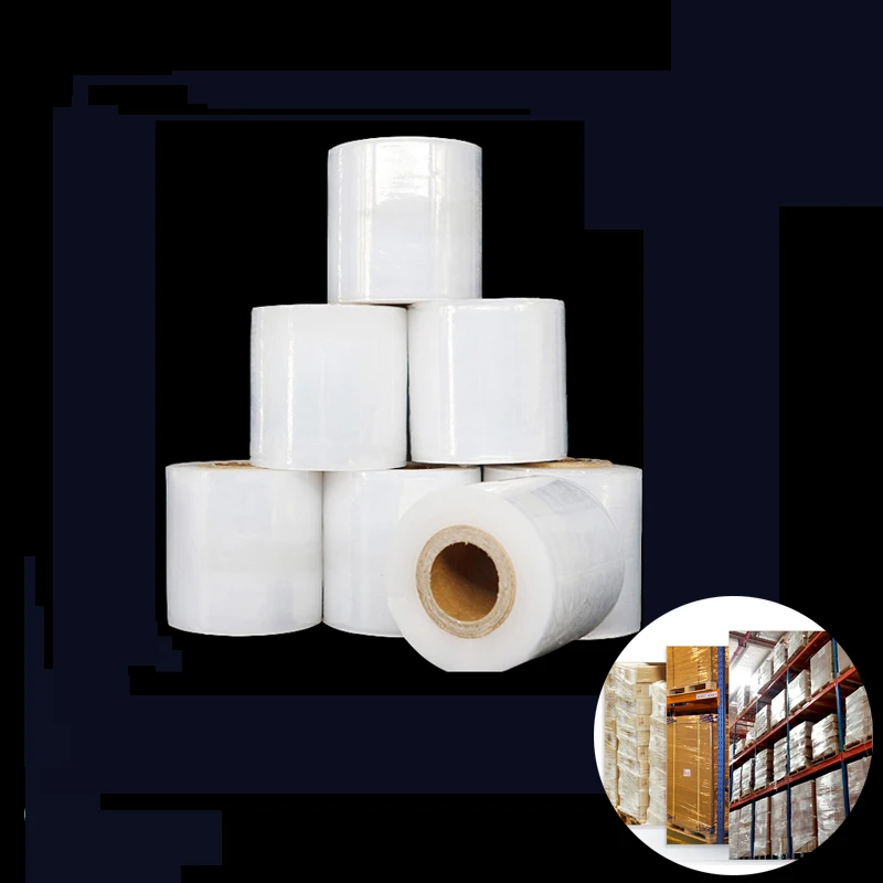 

Pe Stretch Film Winding Transparent Slitting Wrap Small Protection Goods Packaging Grafting Bundling Bandaging Fruit Vegetable