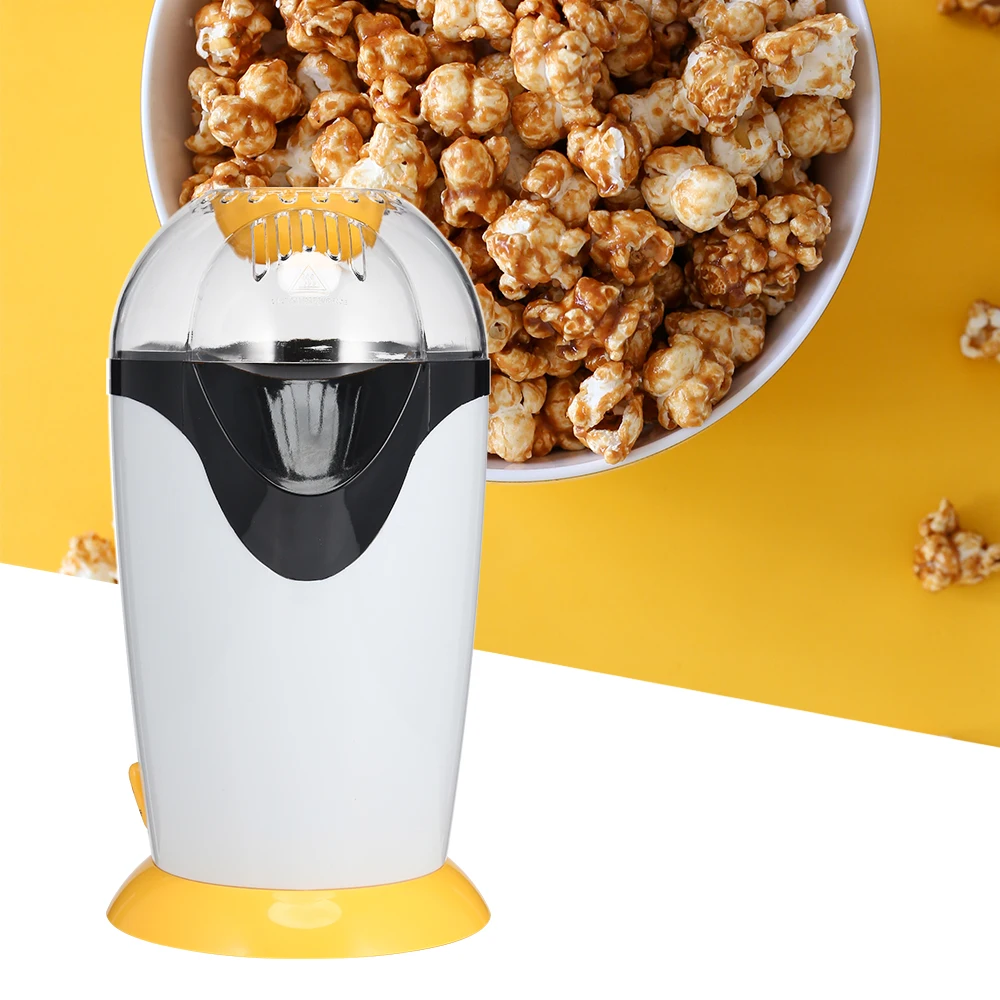 

Household Mini Popcorn Maker Hot-Air Oil Free Homemade Machine One Button Control Quick And Easy Operation Popcorn Maker