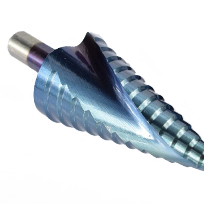 

4-32Mm Hss Nano Blue Coated Step Drill Bit Drilling Power Tools Metal High Speed Steel Wood Hole Cutter Step Cone Drill