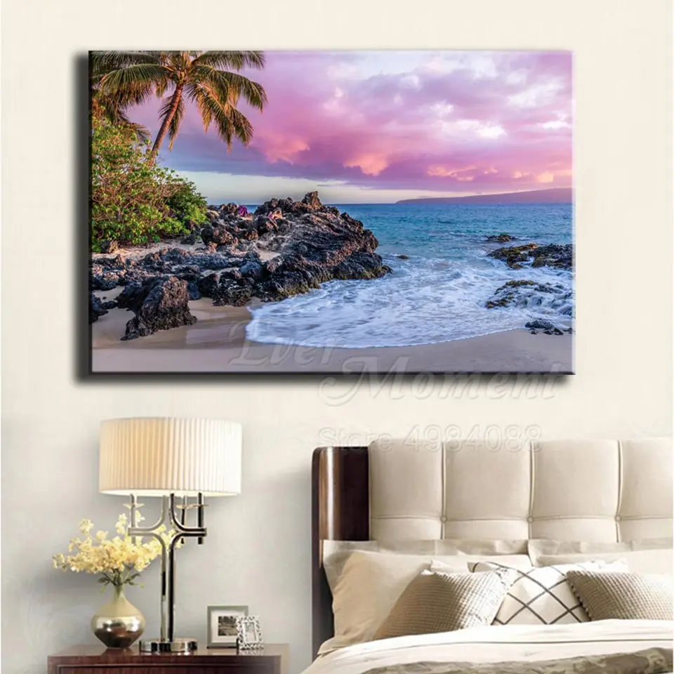 Алмазная картина "Ever Moment", 5D, сделай сам, морской кокос, дерево, пляжный декор, ручная работа, стразы, алмазная вышивка, мозаика, 3F2155