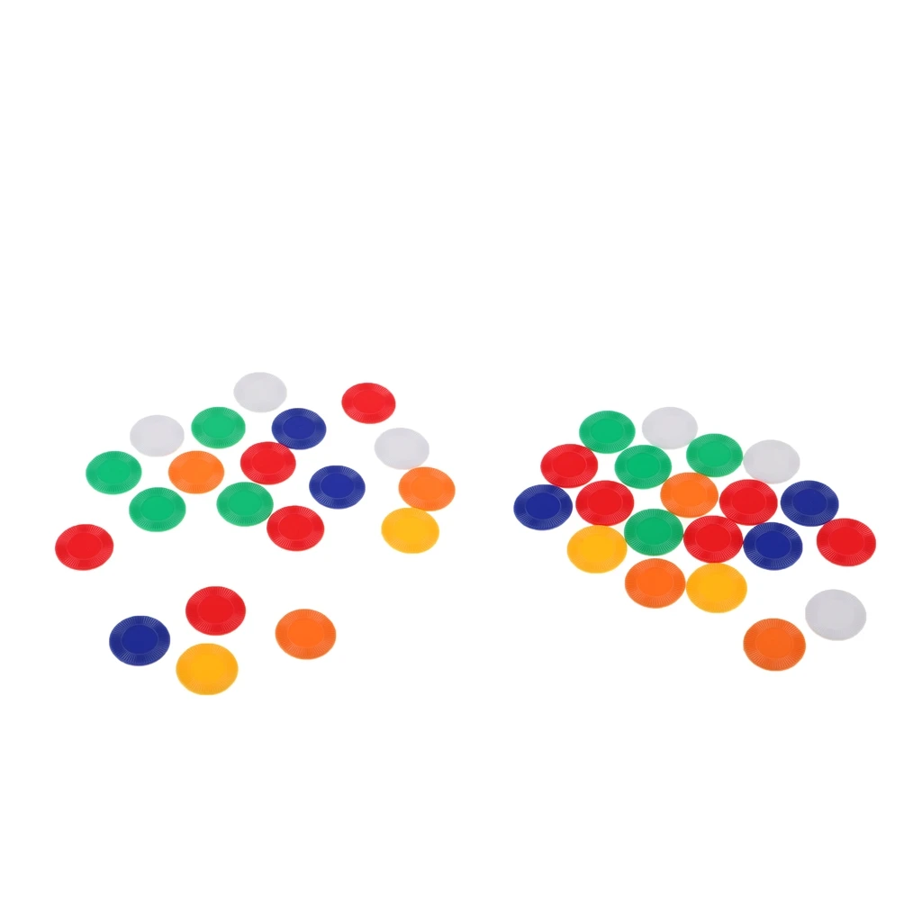 40 Pcs/set Game Money Coin Chips for Entertainment And Family Game