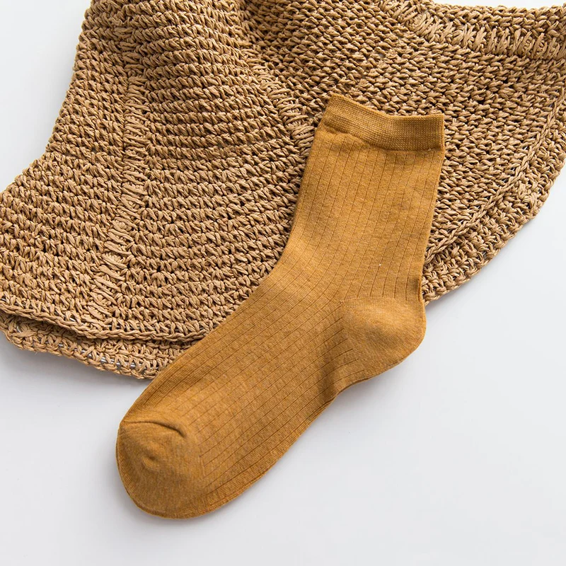 1 пара осенних милых полосатых носков, женские модные хлопковые носки в стиле Харадзюку ярких цветов, толстые теплые забавные полосатые носки - Цвет: Серебристый