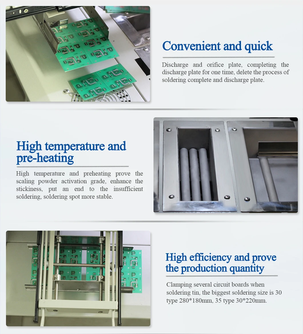Монтажная плата полуавтоматическая погружения сварочный аппарат свинца постоянная температура печатной платы