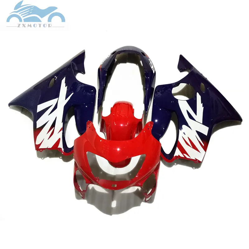 Высококачественный комплект обтекателей для HONDA 1999 2000 CBR 600 F4 Красный Синий 99 00 CBR600 F4 тела Замена частей обтекатели комплект NE4