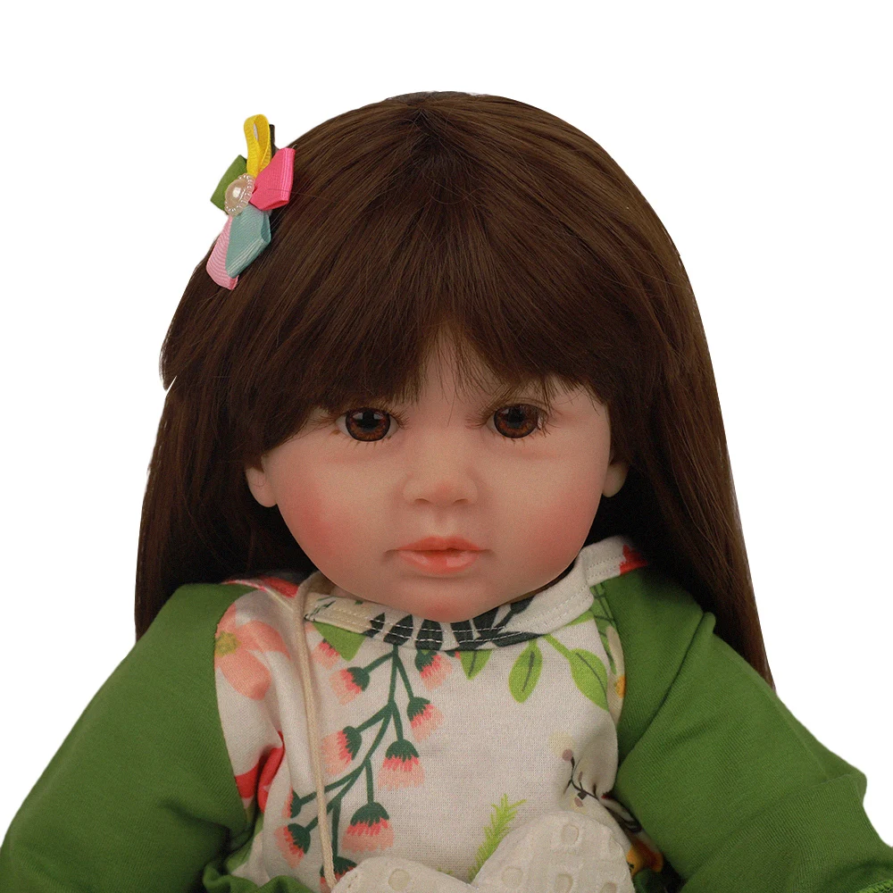 2" так по-настоящему как Bebe Reborn Baby Princess Куклы Мягкие силиконовые мягкие куклы ткань тело новорожденные младенцы для детей Рождественский подарок