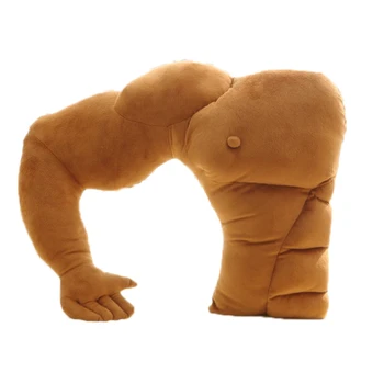 

Cartoon Arm Muscle Male Cushion Boyfriend Sleep Neck Travel Body Knee Pillow Gift