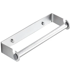 Kitchen Dual Purpose For Drilling And Not Drilling Roll Holder Wall Mounting Paper Roll Holder Storage Organizer