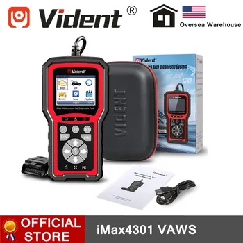 

VIDENT iMax4301 VAWS iMax 4301 for V-A-G Groups OBDII EOBD Scanner with 9 Special Functions for AUDI/Seat/Skoda/Bentley PK V301