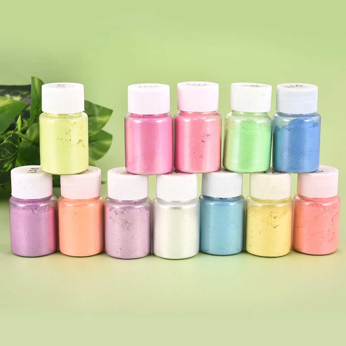 Imagen de 10g DIY Epoxy Resin Filler Dye Pearl Pigment 12 Color Pearlescent Mineral Powder Handmade Crafts Making Beauty Nails Accessories