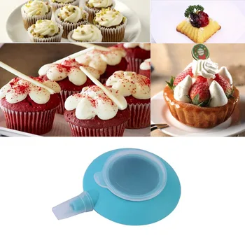 

Blue Mini Silicone Macaron Pot Baking with 4 Nozzles Kit Set for Pen Cream Cake Muffin Dessert Decorator Drop Shipping ZK158400