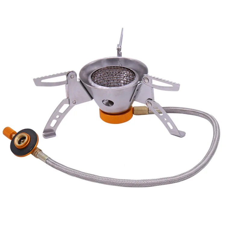 Hiking Gas Stoves Outdoor Picnic Stove Fire Maple Ultralight Portable Stainless Steel Gas Furnace Camping Gas Burners