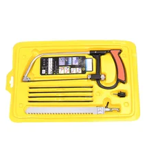 Mini scie à main réglable 8 en 1, Kit multi acier, bricolage, verre, bois, bijoutier, travail du bois, modèle d'outils de loisirs