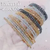 2022 Fashion New Round Circle Earrings Big Hoop Earrings Shiny Zircon Delicate Crystal Earrings Girl Party Accessories ► Photo 3/6