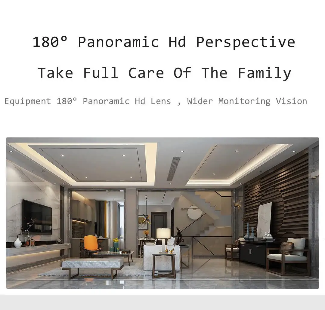 Xiaomi Xiaovv Panorama наружная видеокамера Поддержка Mijia App 180 ° панорамная перспектива IXP65 Водонепроницаемая Пылезащитная Xiomi камера