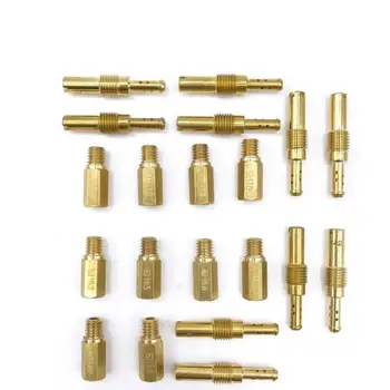 

20pcs Set Slow/Pilot Jet Or Main Jet For PWK Keihin OKO CVK Mikuni KOSO Motorcycle Carburetor Vice injectors Nozzle