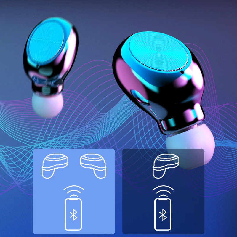 TWS Bluetooth 5 0 Earphones Noise Cancel Wireless Headphone 9D Stereo Sports Waterproof Earbuds Headsets With dual Microphone
