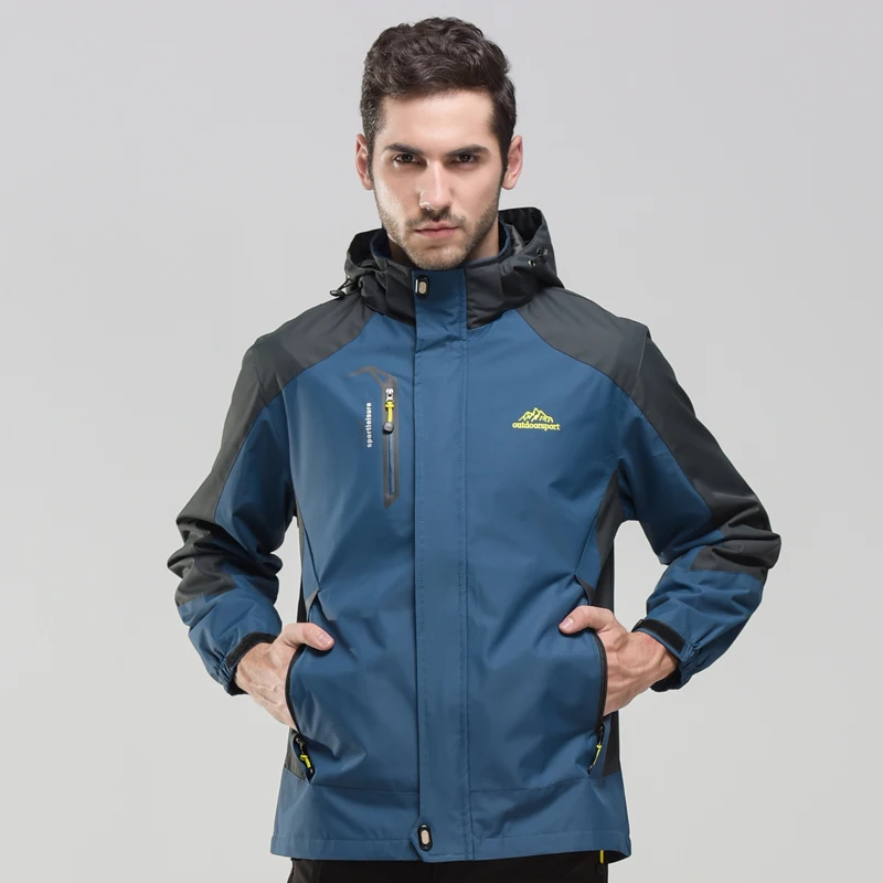 Chaqueta de lluvia impermeable para hombre y mujer, chaquetas de senderismo para al aire libre, abrigo de Camping, escalada, rompevientos de viaje, otoño - AliExpress Deportes y entretenimiento