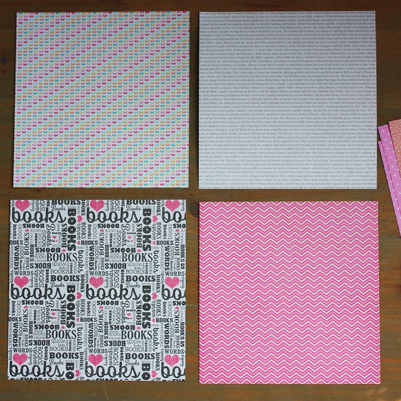 6 &quotx 6&quot 24 листа/упаковка режущие штампы скрапбукинговые подушечки бумага