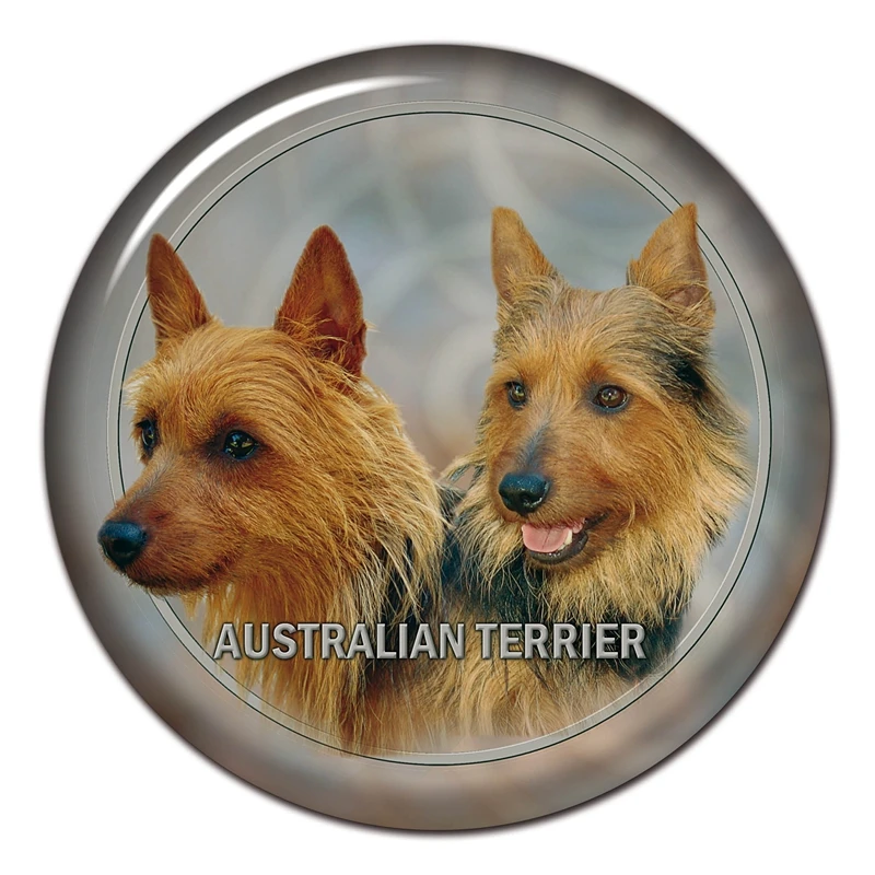 

S30427# 13CM/15CM/17CM PVC Decal Australian Terrier Dog V1 Car Sticker Waterproof for Bumper Rear Window Laptop Toilet