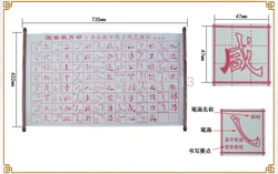 Water Drawing Cloth Business Gifts Write Cloth Water Practice Calligraphy Stroke Ten Thousand Free Ink Copybook Written Tube
