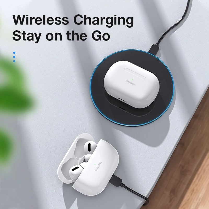 Беспроводные наушники вкладыши SANLEPUS Pro TWS Bluetooth 9D стереогарнитура Для Android iPhone Xiaomi