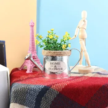 

Metal Iron Keg Flower Pot Hanging Balcony Garden Plant Planter Decor Pot