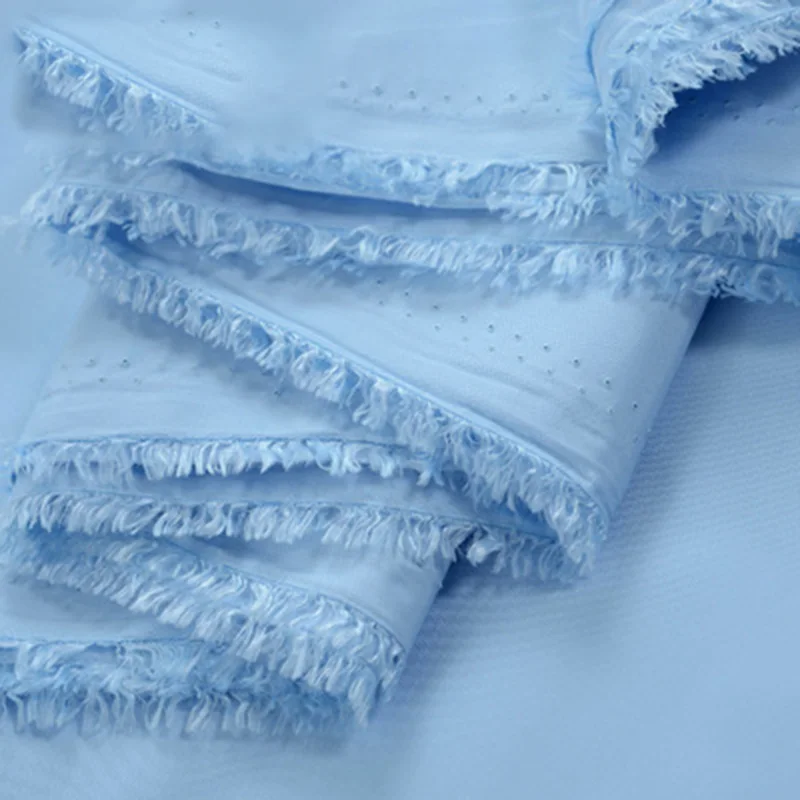 light blue Осенне-зимняя куртка-пуховик на полметра непромокаемый лыжный костюм из ткани штормовка, жилет прошитый материал, принт с героями мультфильмов, T1067 - Цвет: light blue