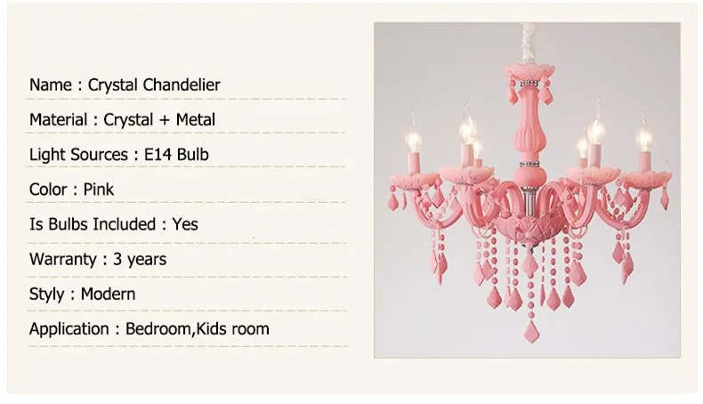 Новые современные розовые хрустальные люстры освещение для спальни детская комната лампа для помещений K9 хрустальные люстры de teto Потолочная люстра