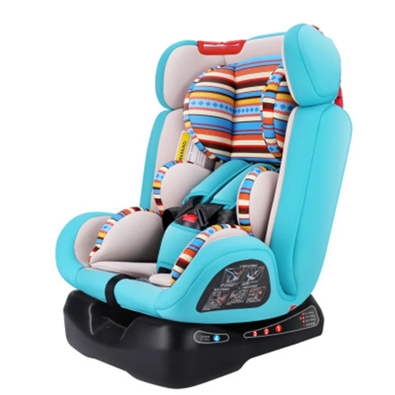 Детское безопасное сиденье, может сидеть или лежать, передняя и задняя установка, регулируемая, подходит для 0-12 лет - Цвет: colour10