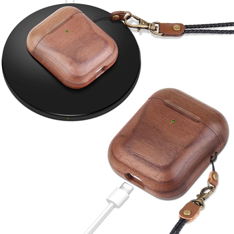 Wooden Headphone Protective Sleeve for Protective Case Cover Bluetooth Headset Drop Protection Sleeve
