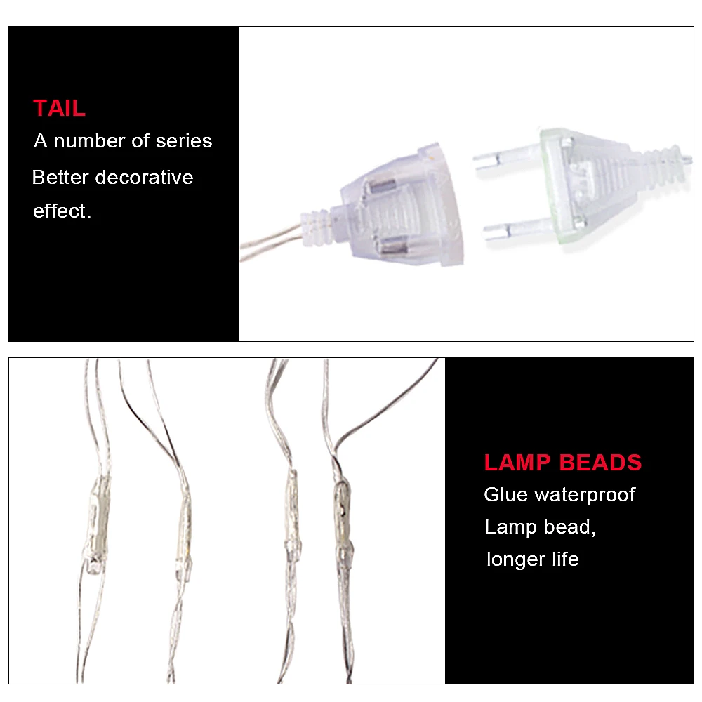Гирлянда светодиодная гирлянда Сетка СВЕТОДИОДНЫЙ гирляндовый свет Строка Светодиодный цепь чистая светодиодная гирлянда Рождество наружной отделки сад лампа, на свадьбу, на праздник, освещение 220V